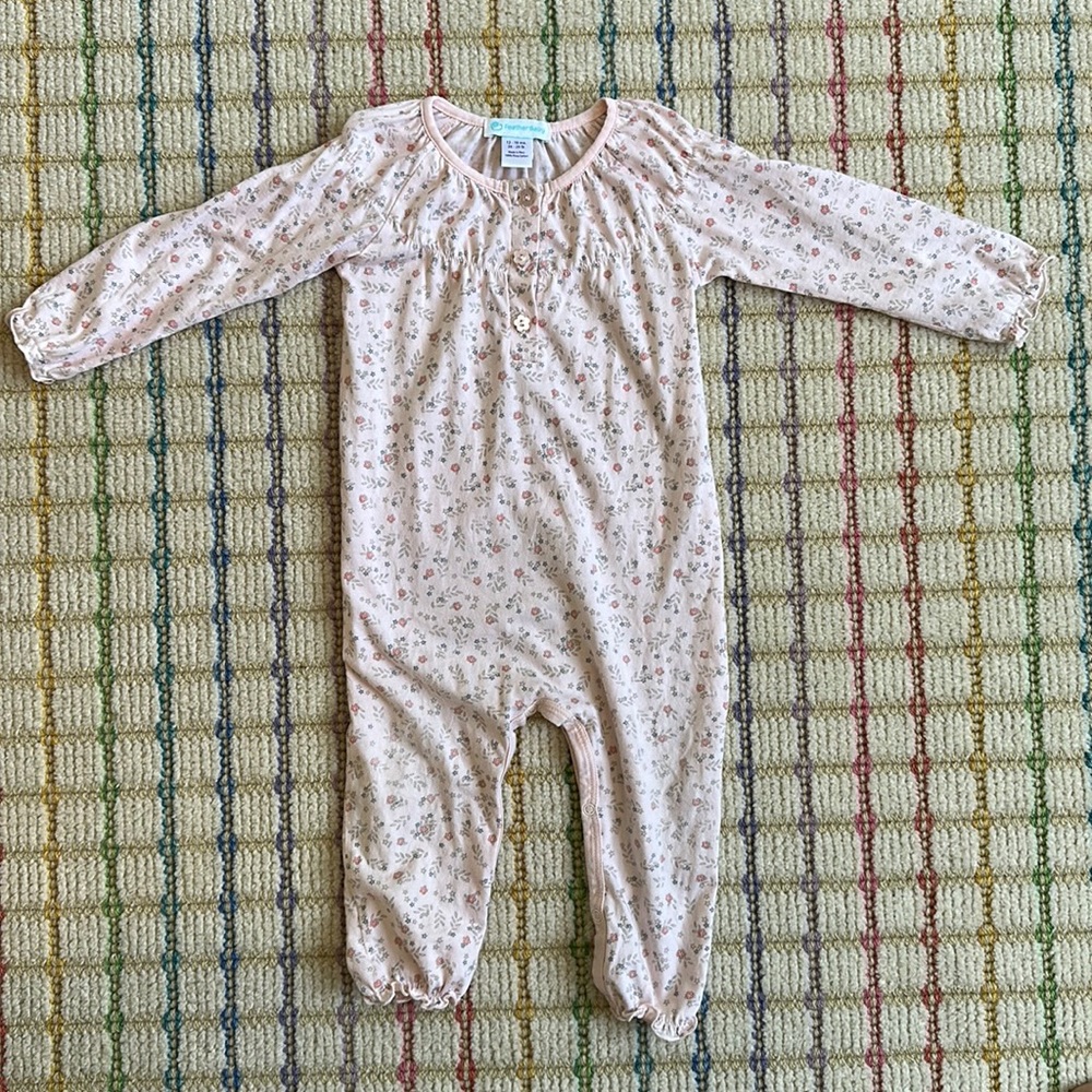 FeatherBaby one piece; size 12-18 months